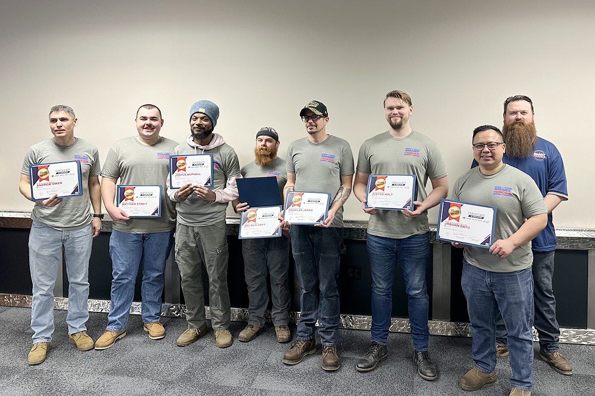 In seventh year, SMART Heroes program graduates seven more military members