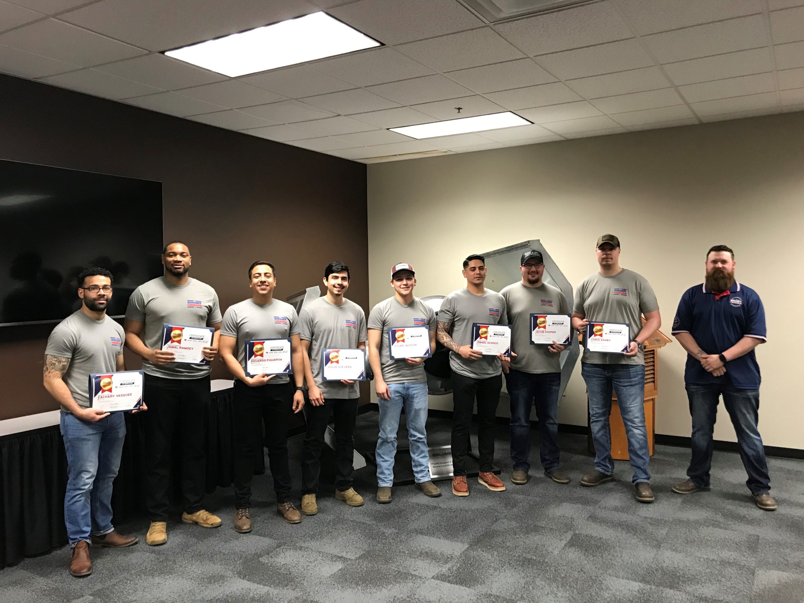 Veterans, active-duty military graduate from 27th SMART Heroes class